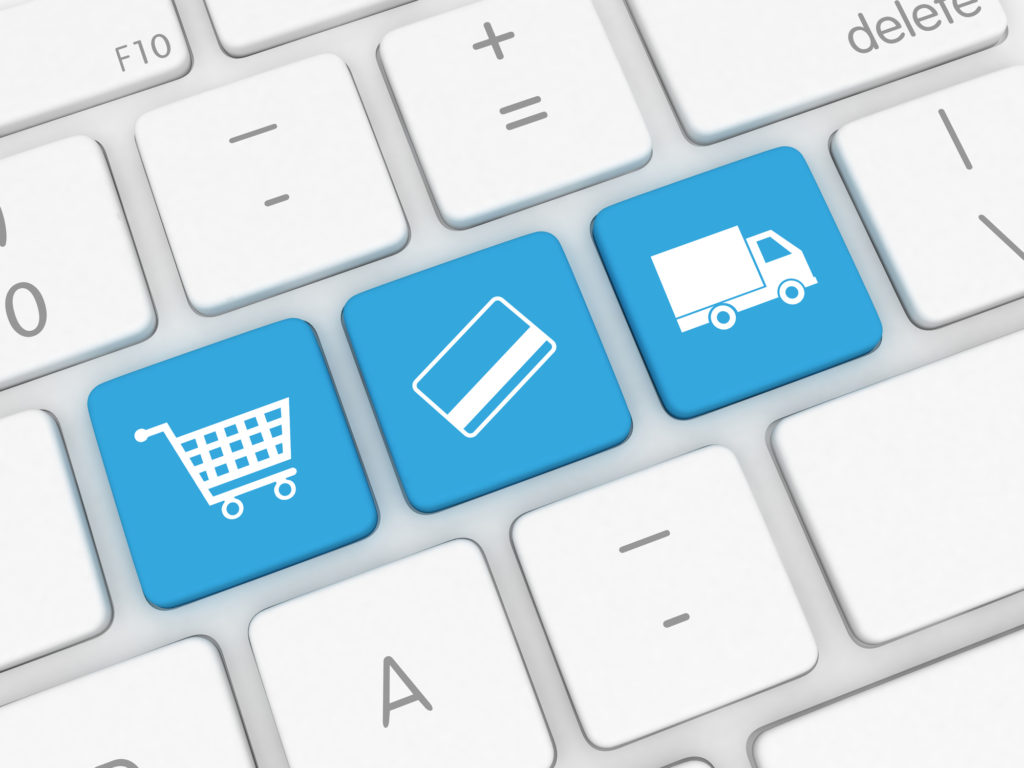 E-Commerce - internet shopping, payment, shipping delivery