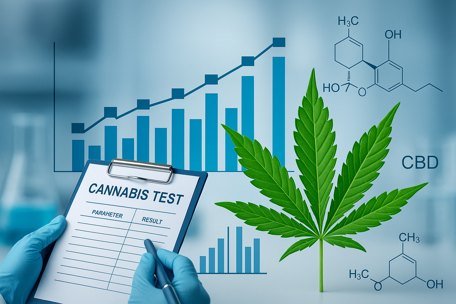 ChatGPT Image Aug 24, 2025, 12_03_26 AM Cannabis testing with graph and leaf.