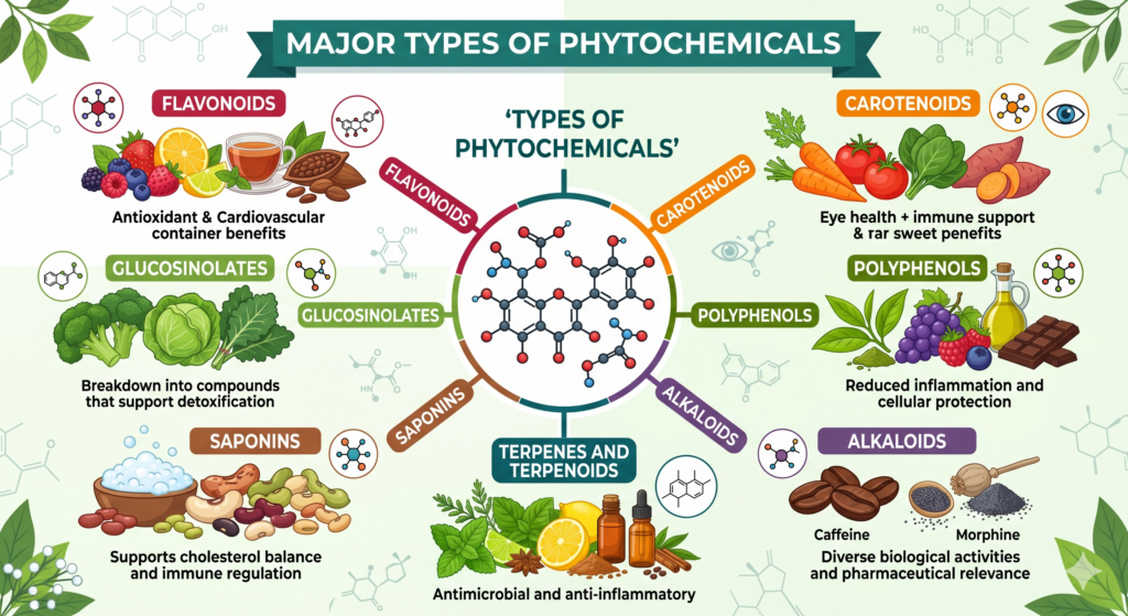 Scientific Overview of the Different Types of Phytochemicals