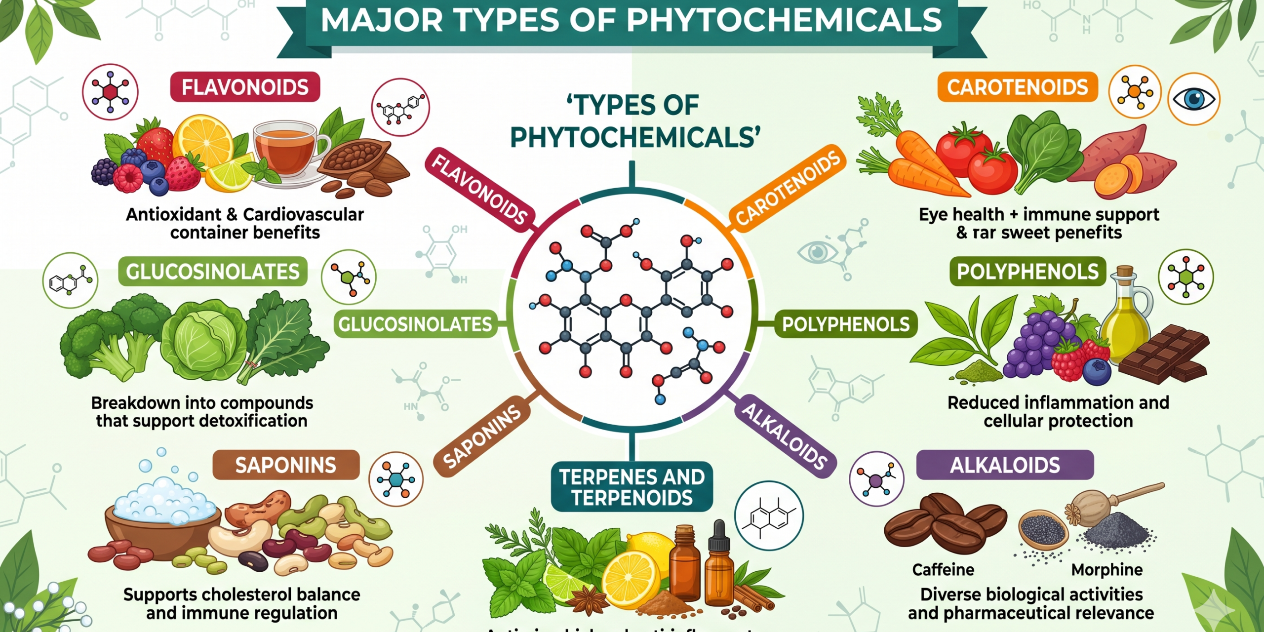 Scientific Overview of the Different Types of Phytochemicals
